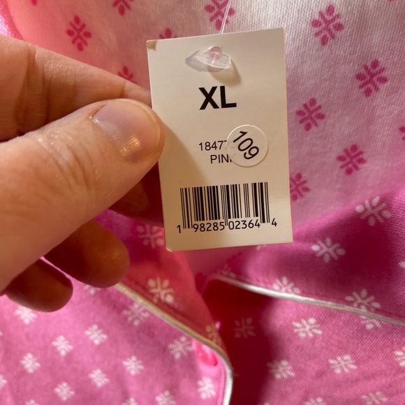 NWT Karen Neuburger Pink Patterned Women's Pajama Set - Picture 5 of 7